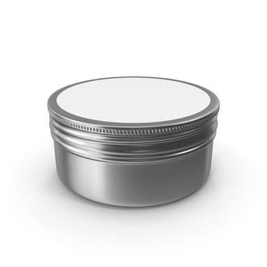 Glass Jar with Gold Lid