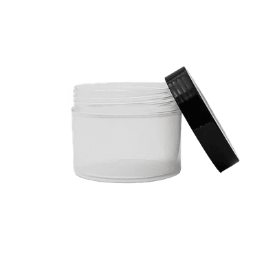 Glass Jar with Gold Lid