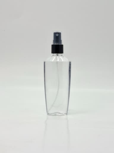 100ml Dr Rassell Bottle Clear - Black Spray