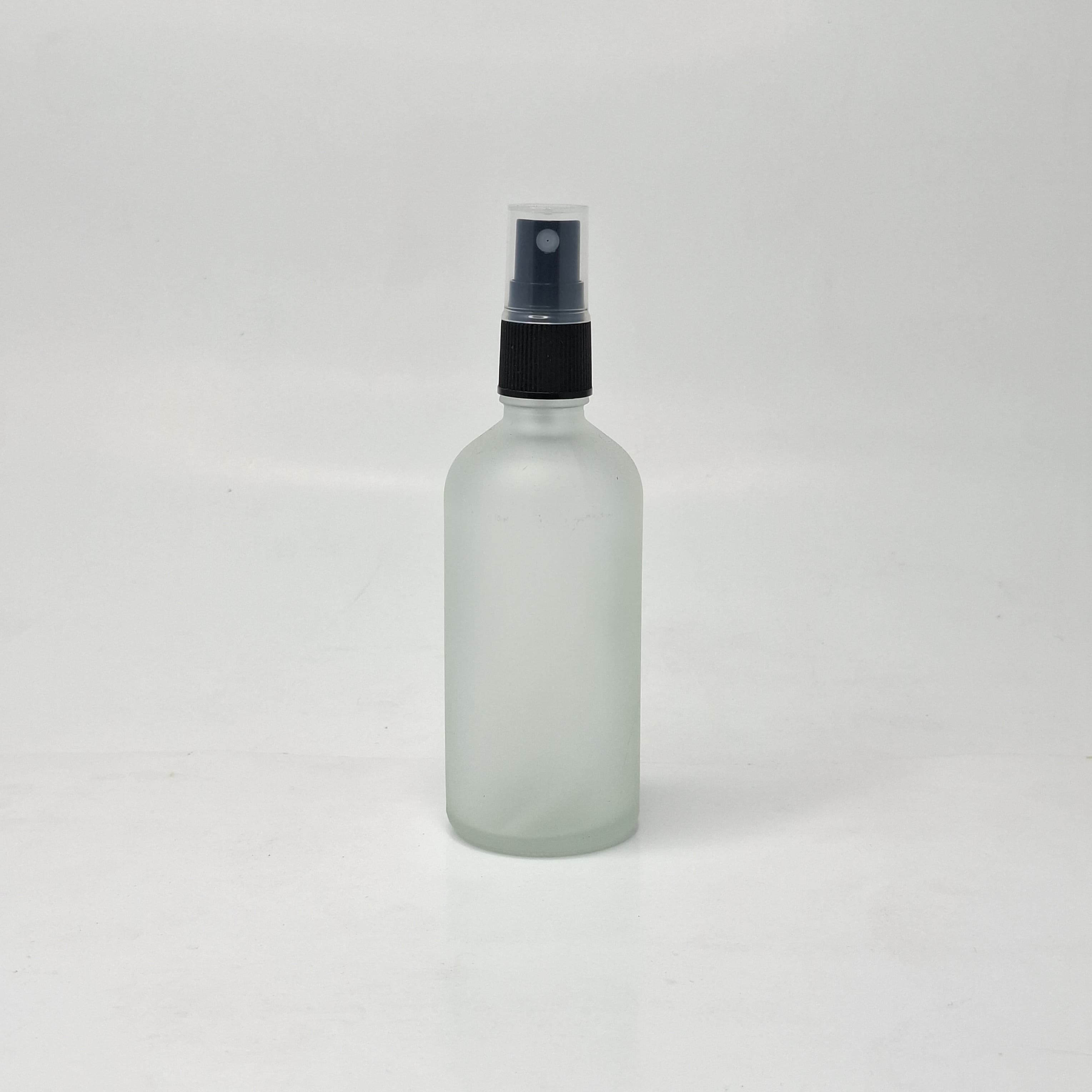 Main image of 100ml Frosted Glass Bottle - Black Spray