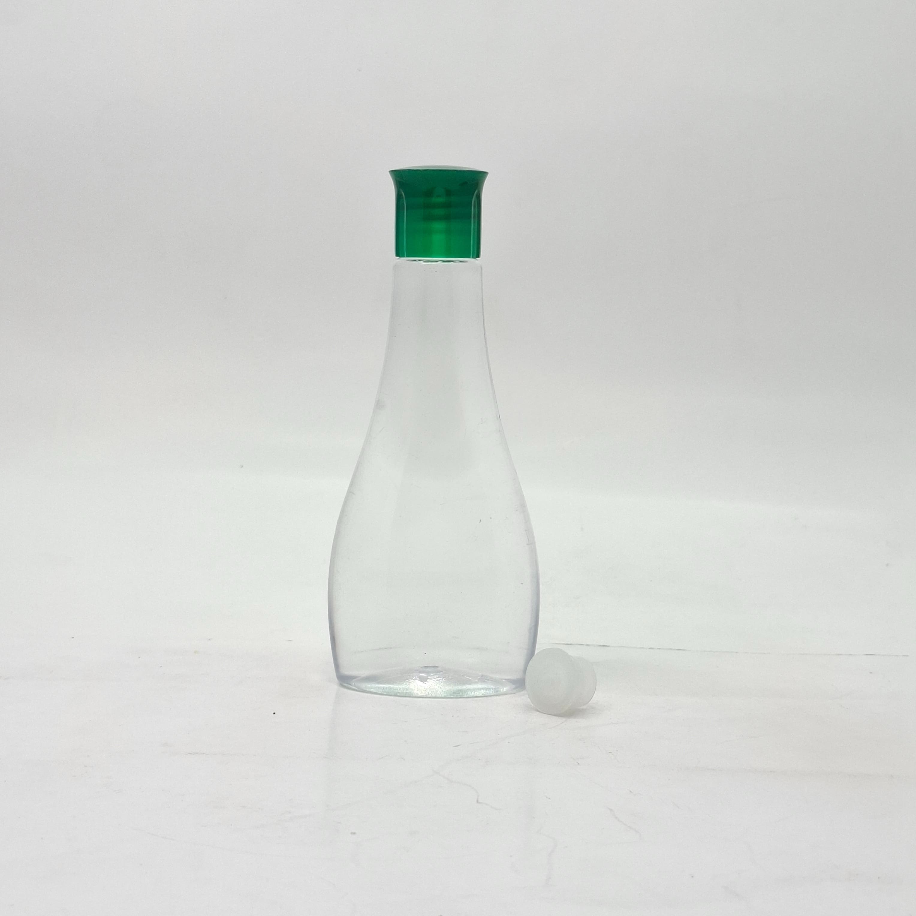 Main image of 100ml Oil Bottle Clear - Oil Lid Green