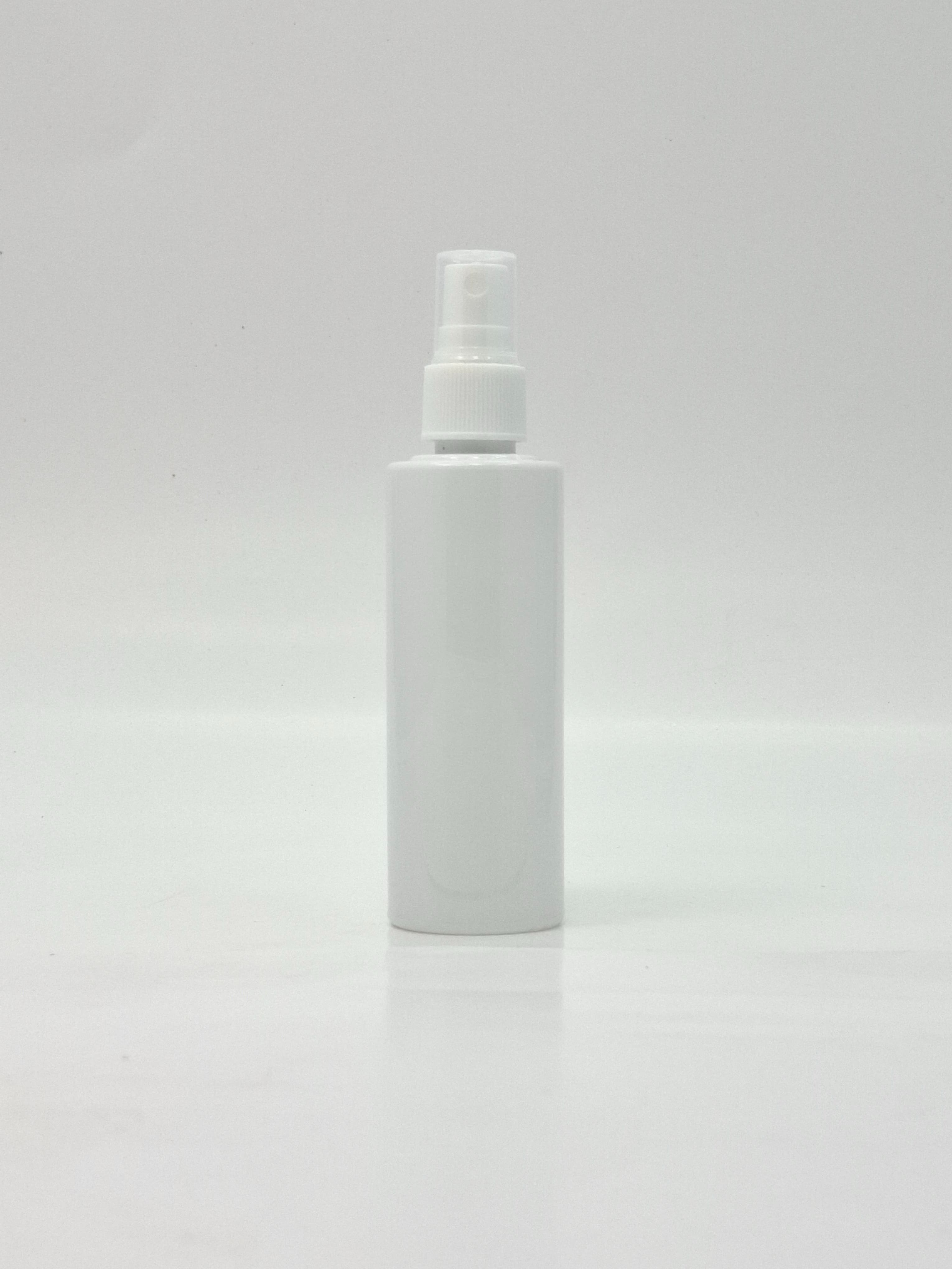 Main image of 100ml Round Flat Neck Bottle White - White Spray