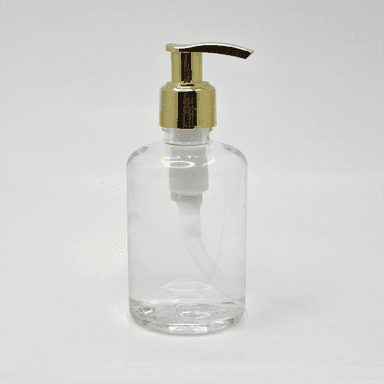 200ml Short Bottle - Gold Pump