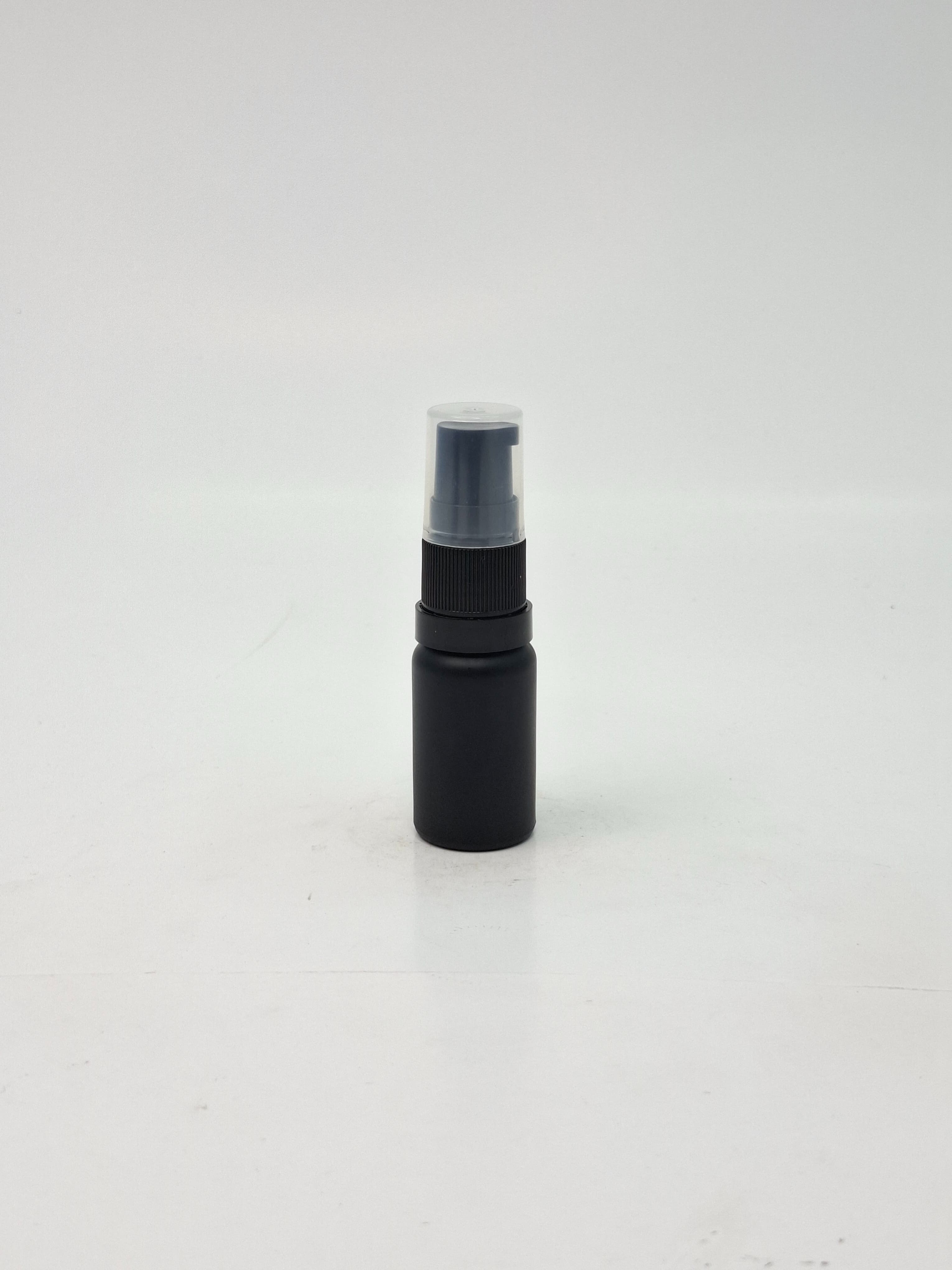 Main image of 10ml Black Glass Bottle - Black Pump
