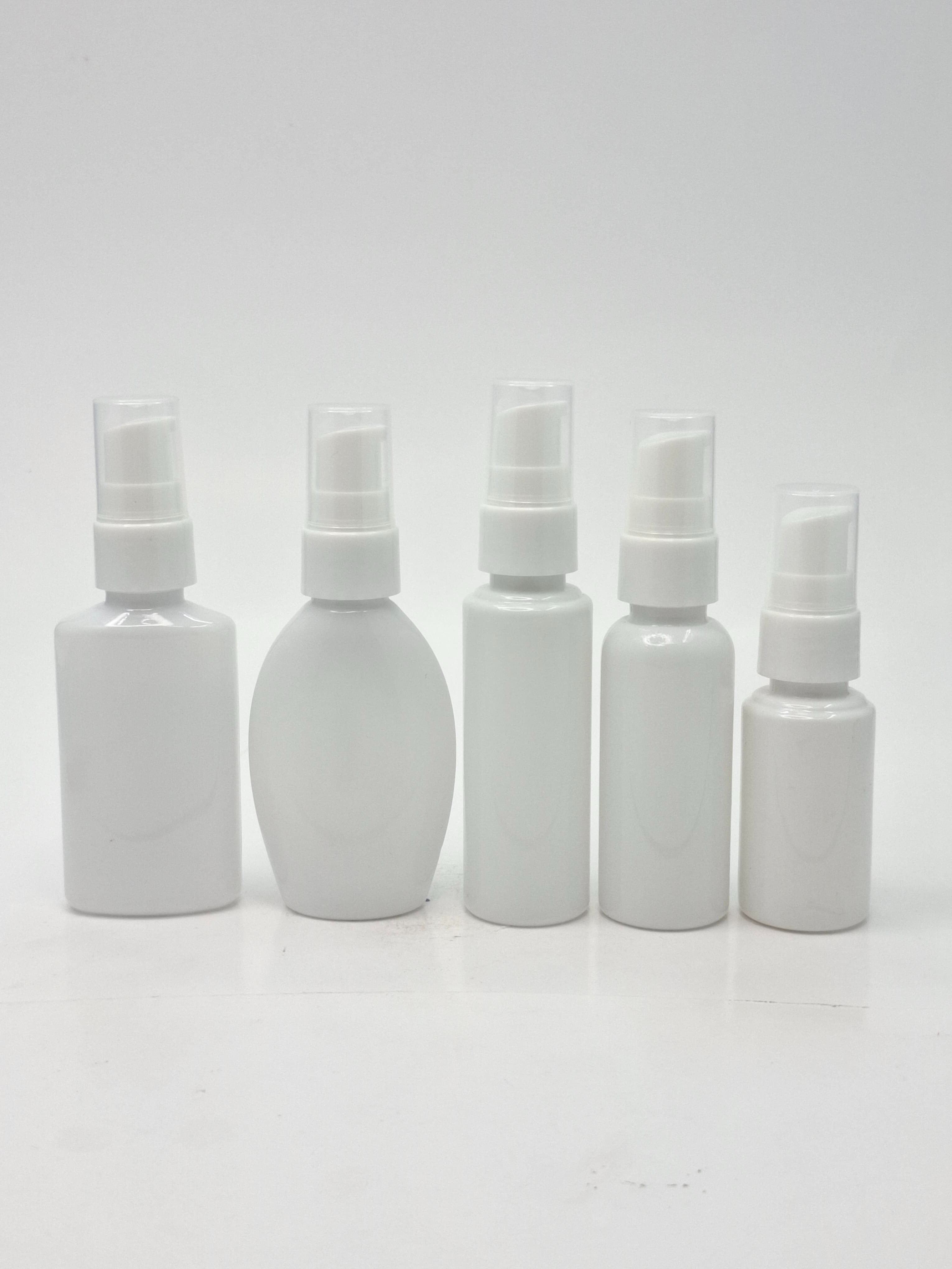 Main image of 30ml-50ml White Bottle - Cream Pump White