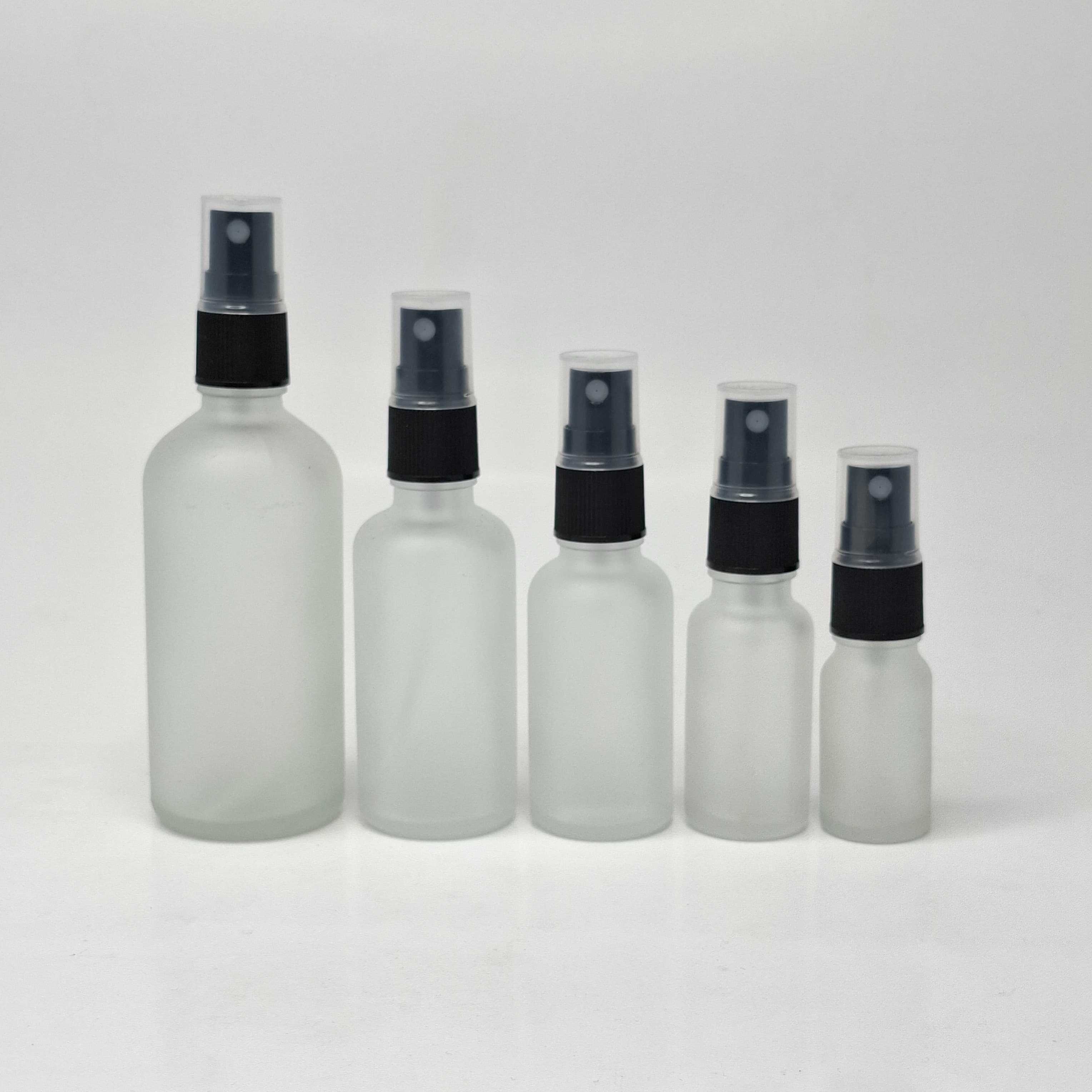 Thumbnail 2 of 30ml Frosted Glass Bottle - Black Spray
