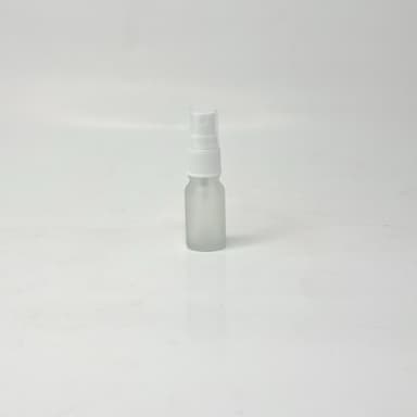 10ml Frosted Glass Bottle - Black Spray 