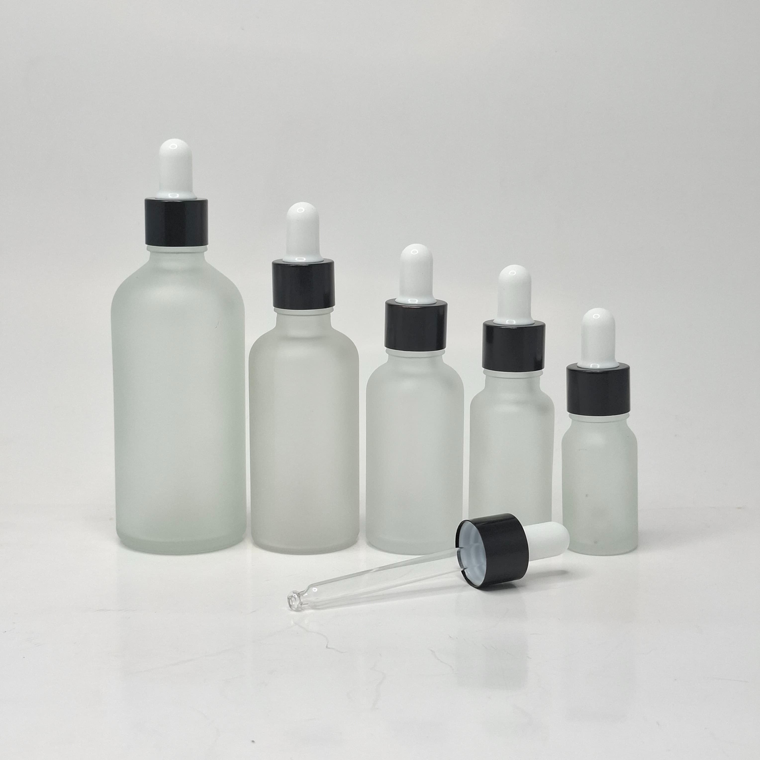 Thumbnail 5 of 30ml Clear Bottle - Silver / White