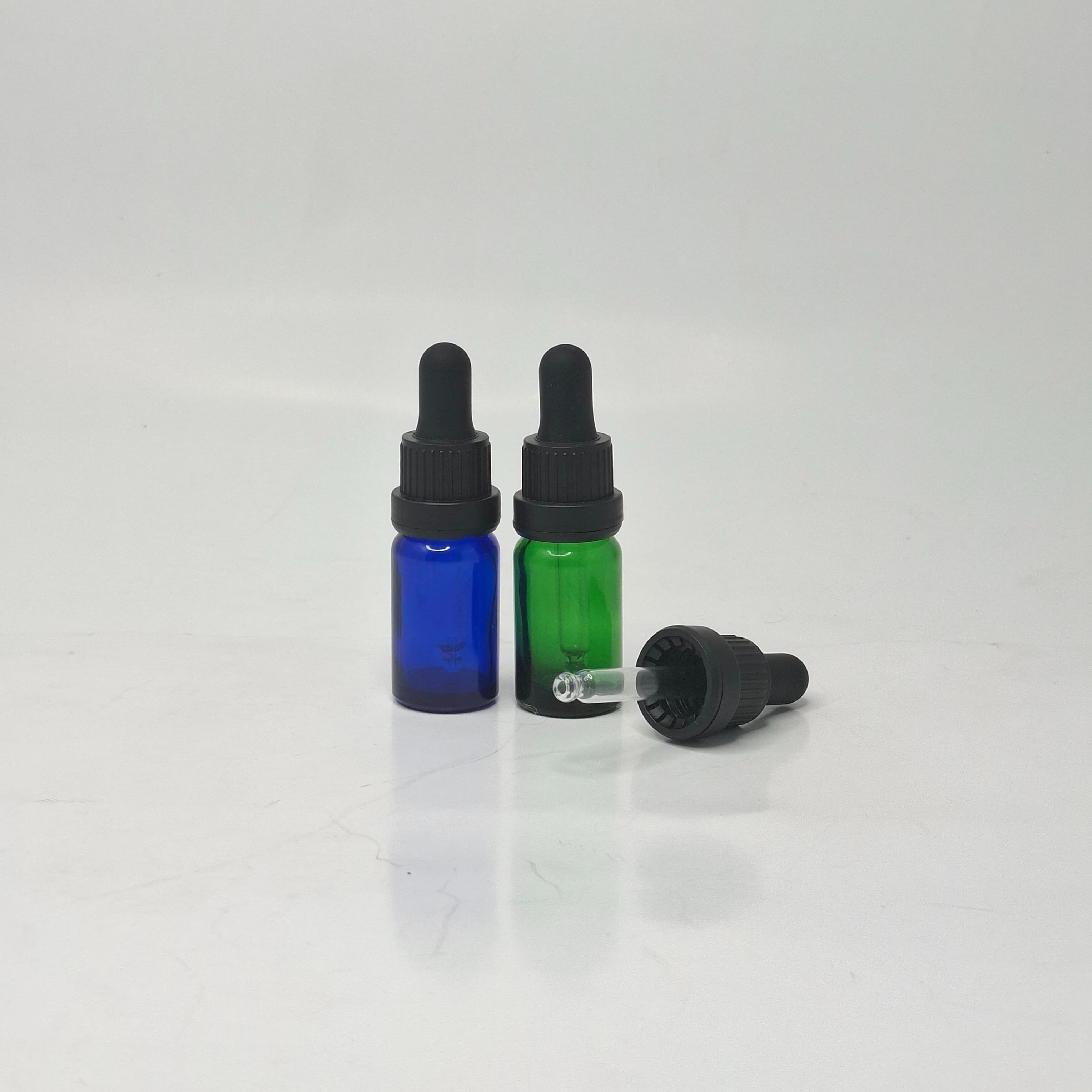 Main image of Colour Glass Serum Bottle - Black/Black(Lock Type)