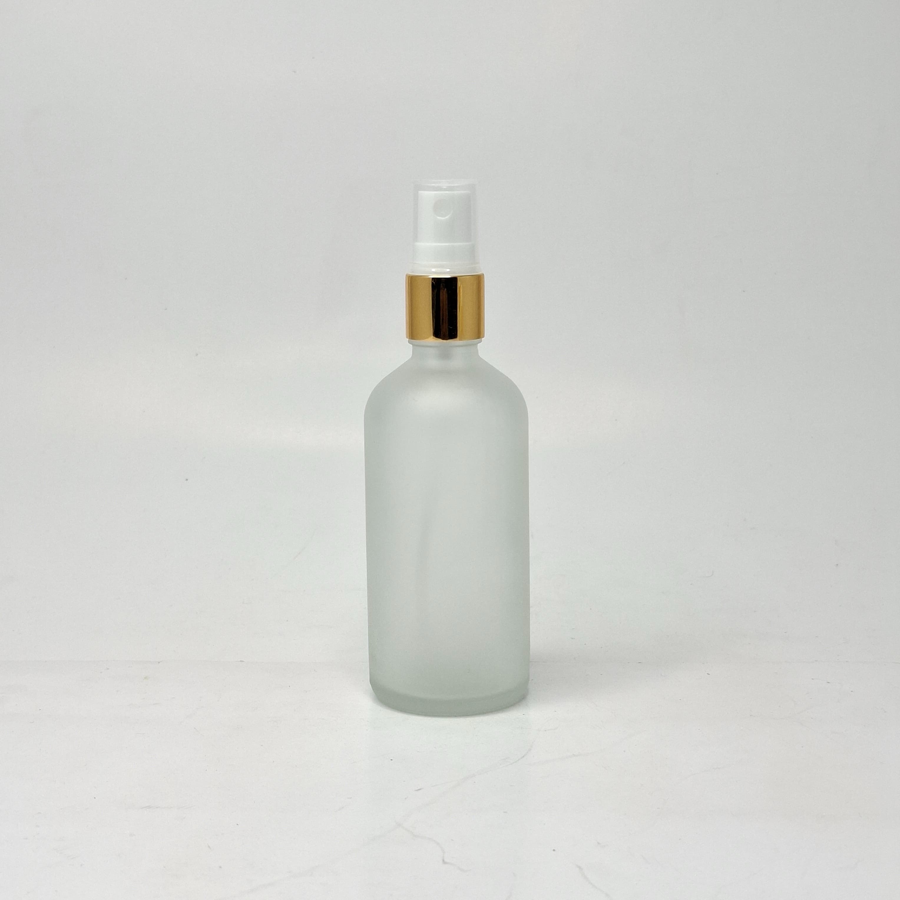 Main image of 100ml Frosted Glass bottle - Gold Spray