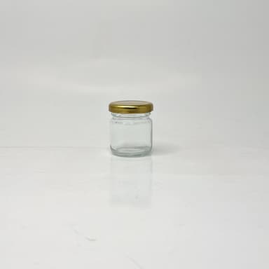 40ml (1.5oz) Glass Jar - Gold Lid