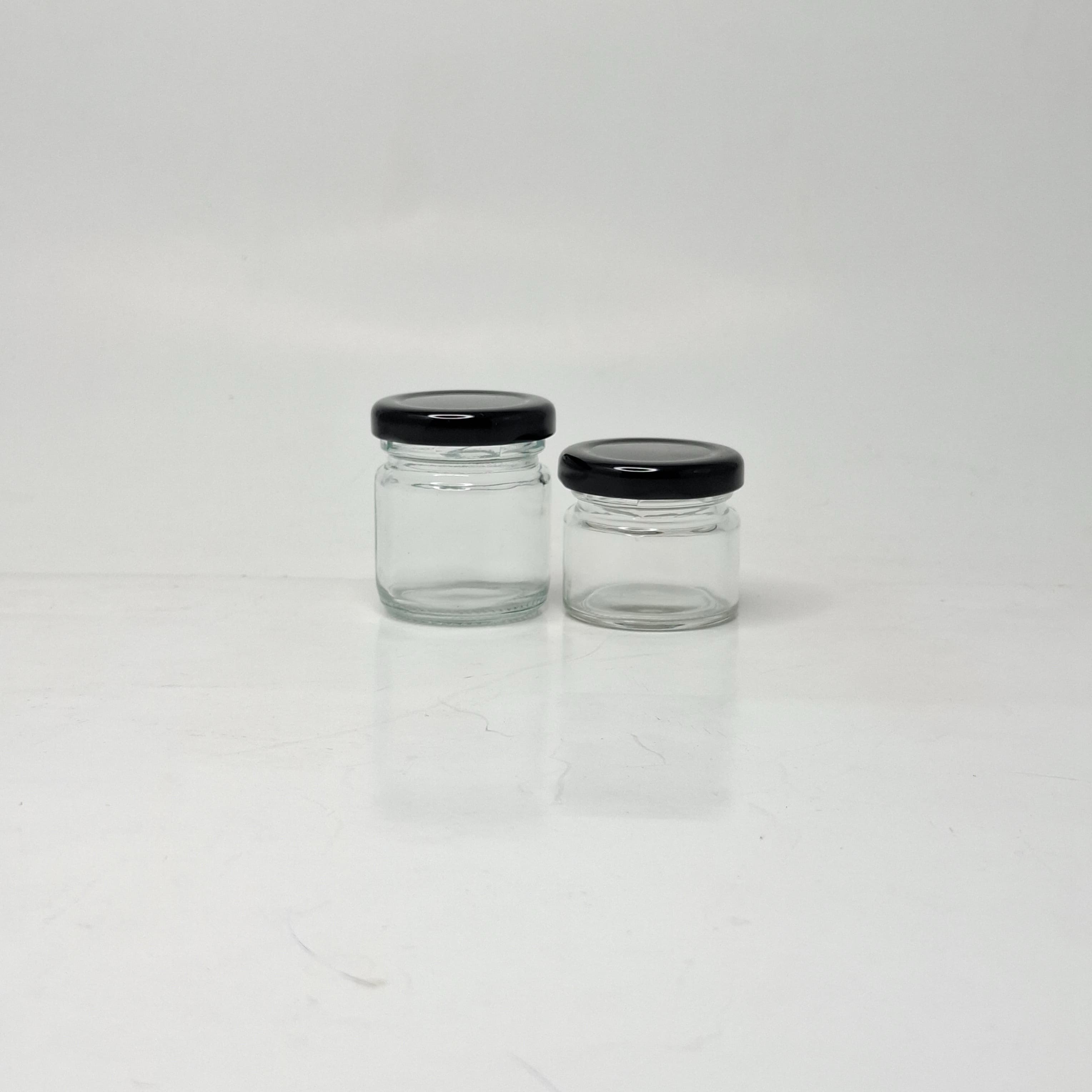 Thumbnail 2 of 40ml (1.5oz) Glass Jar - Gold Lid
