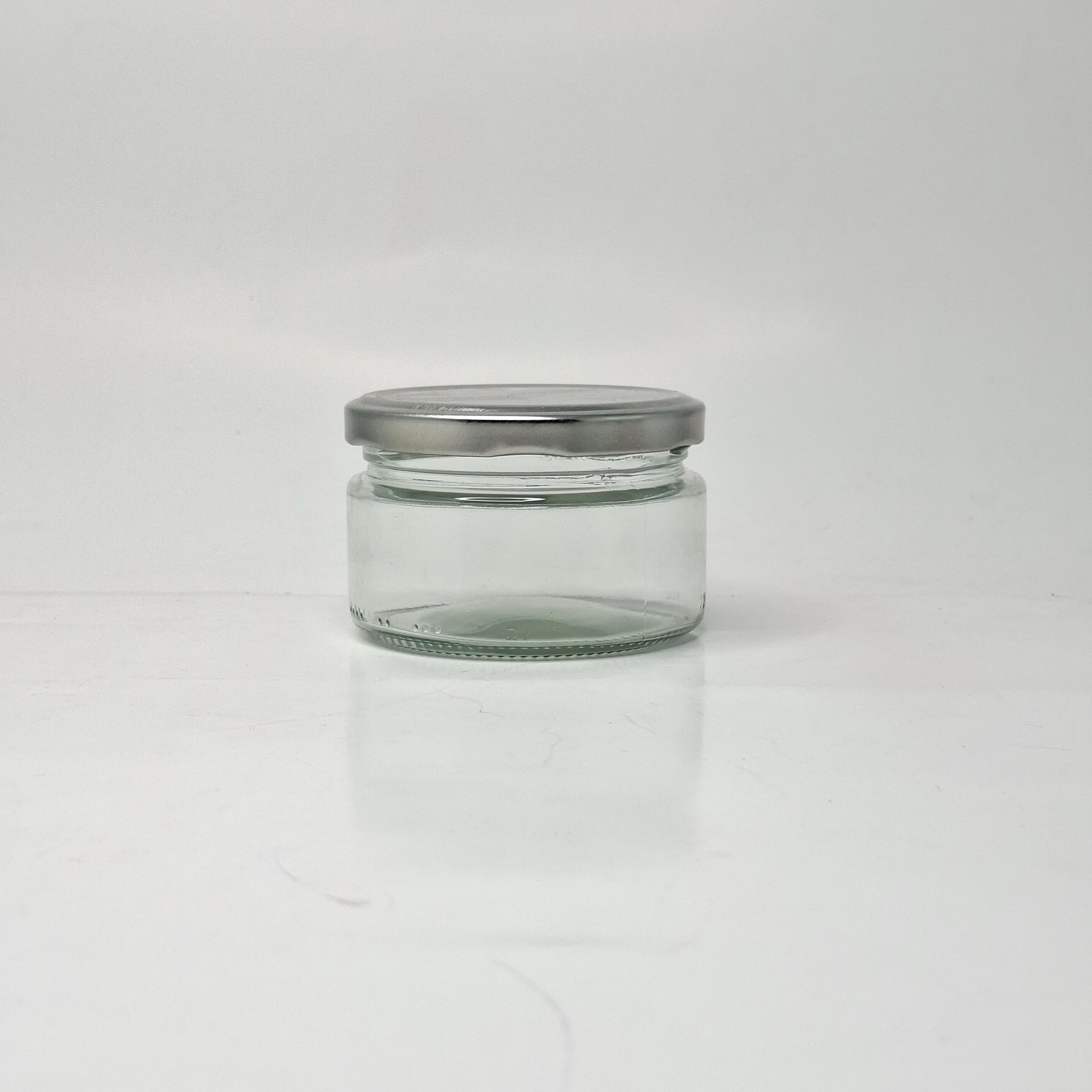 Main image of 170ml Glass jar - Silver Lid 