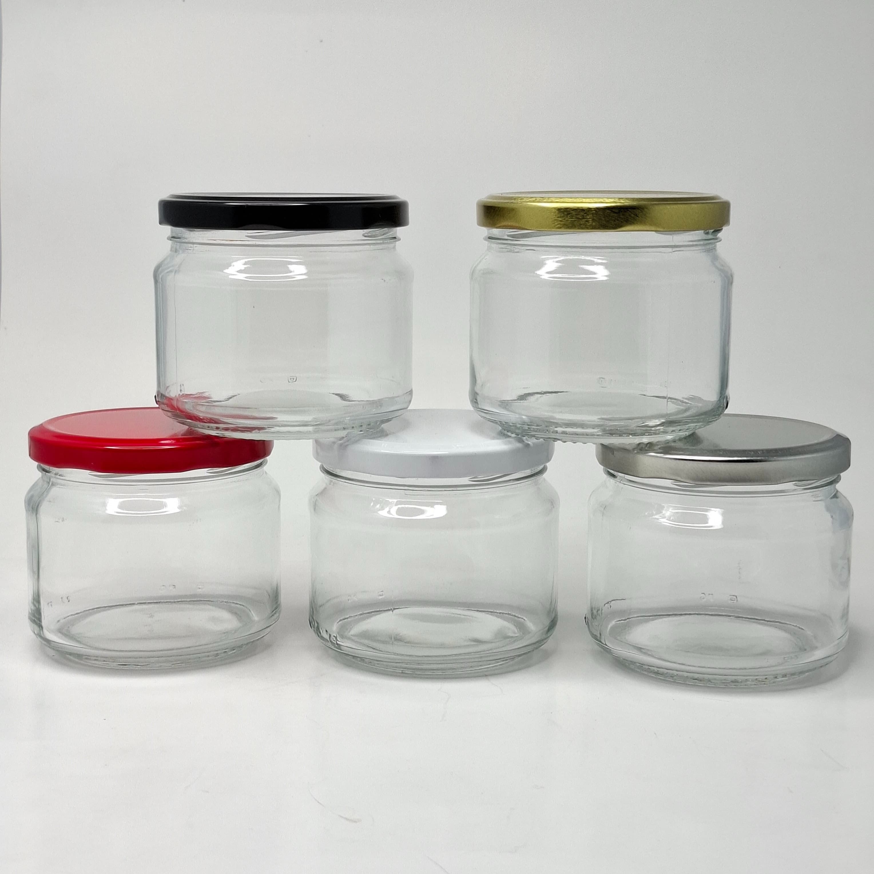 Thumbnail 2 of 300ml Glass Jar - Silver Lid