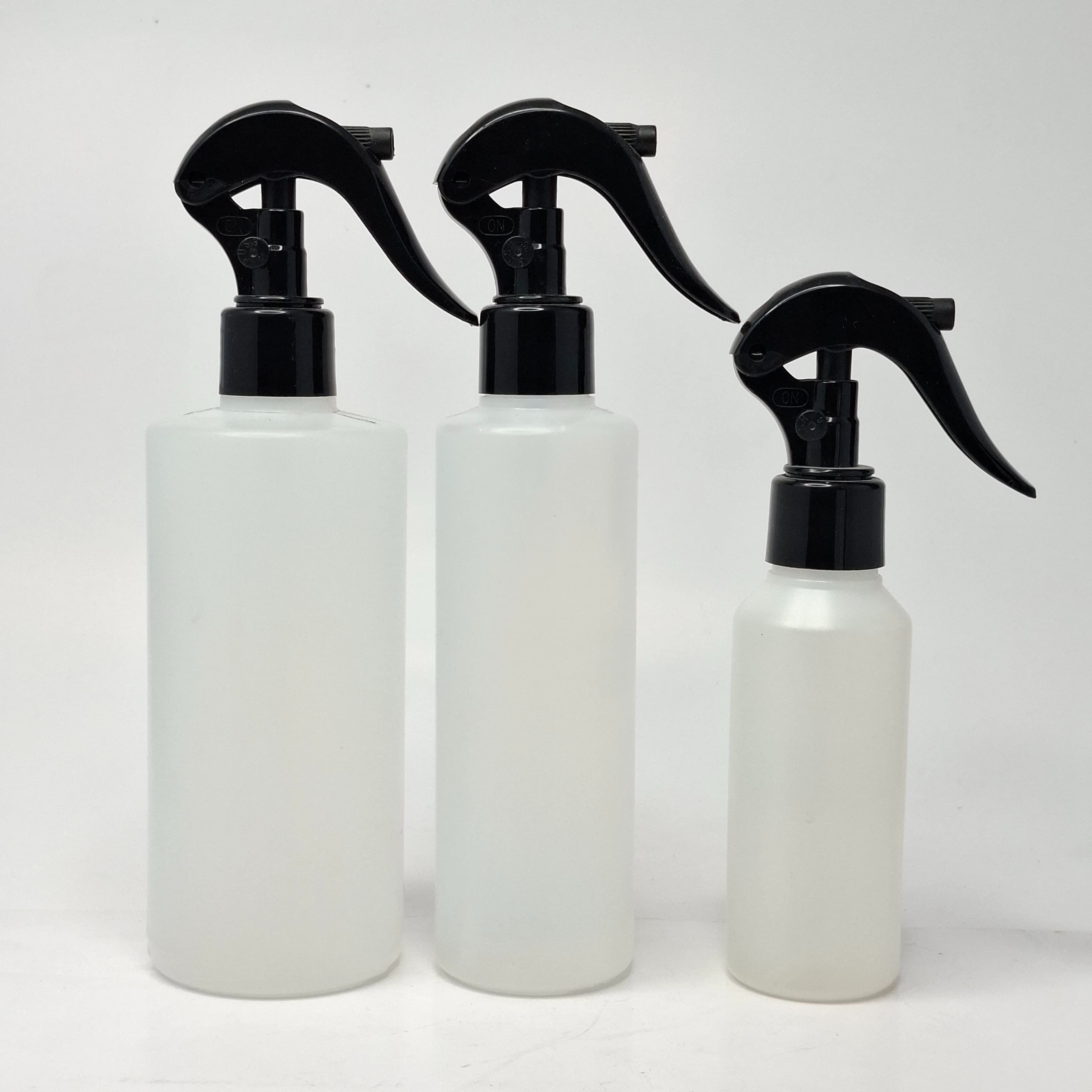 Main image of HDPE Clear Bottle - Mini Trigger Black