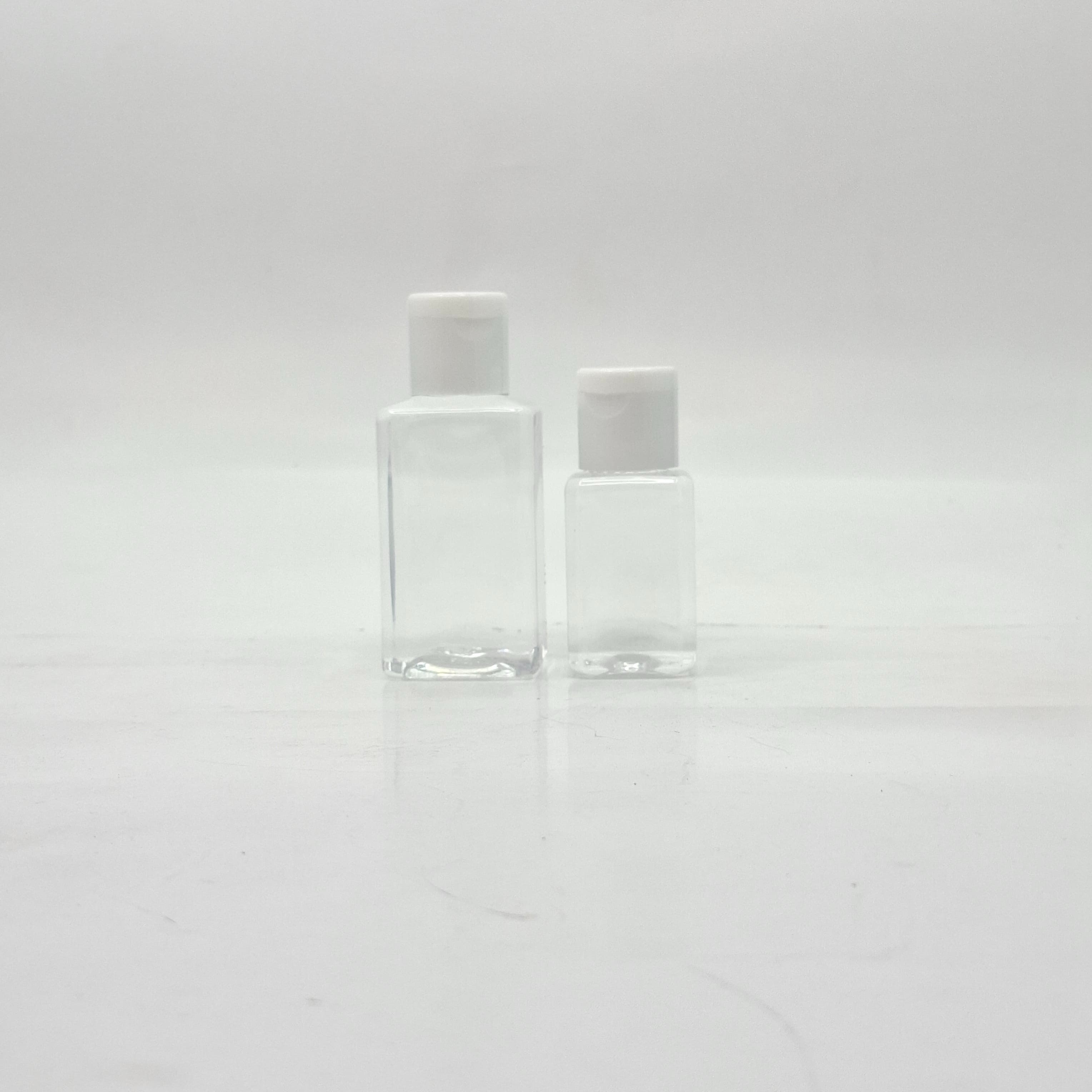 Main image of 30ml-50ml Square Bottle - Flip Top Lid White