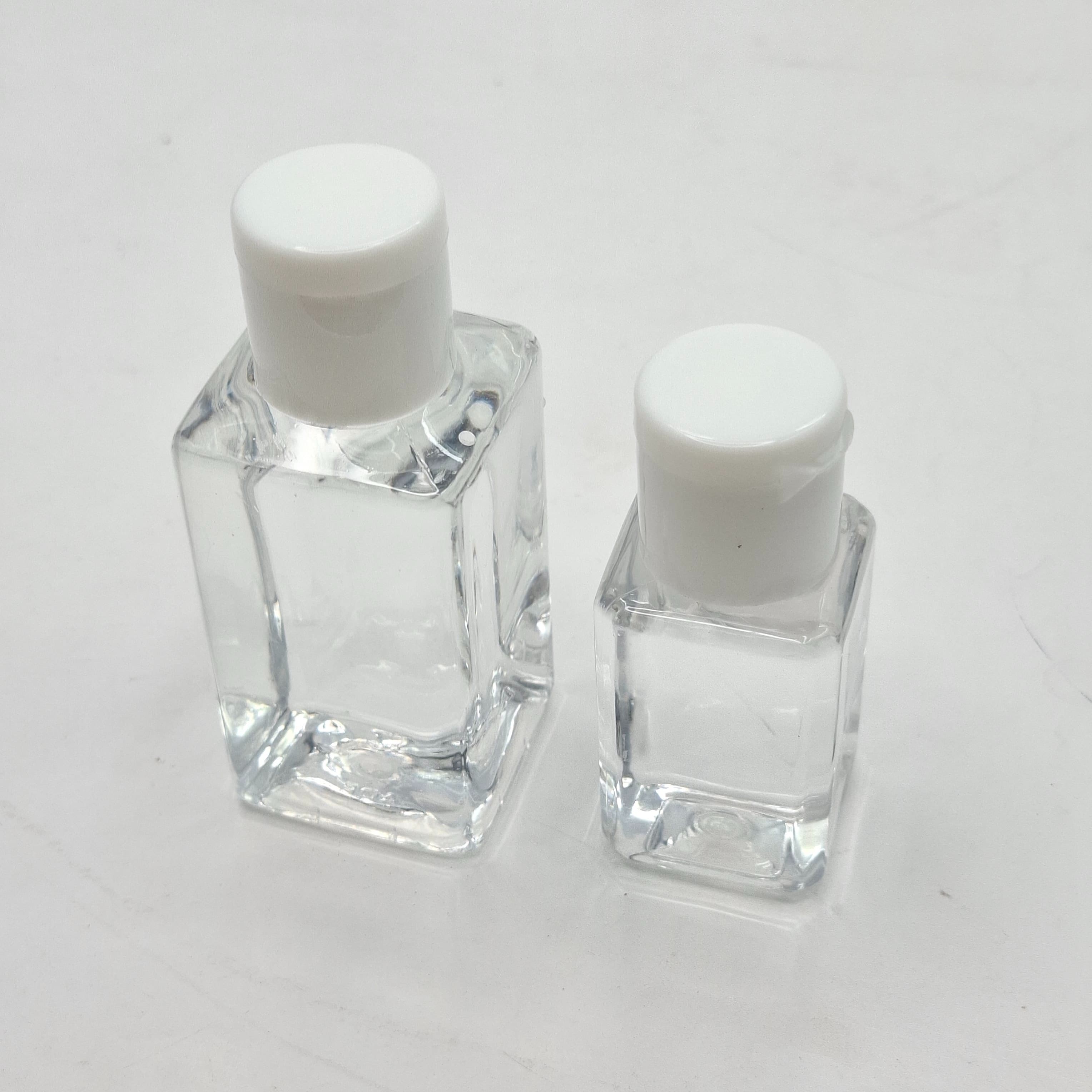 Thumbnail 2 of 30ml-50ml Square Bottle - Flip Top Lid White