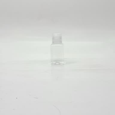 30ml SQ Bottle Clear - Flip Top Lid Clear