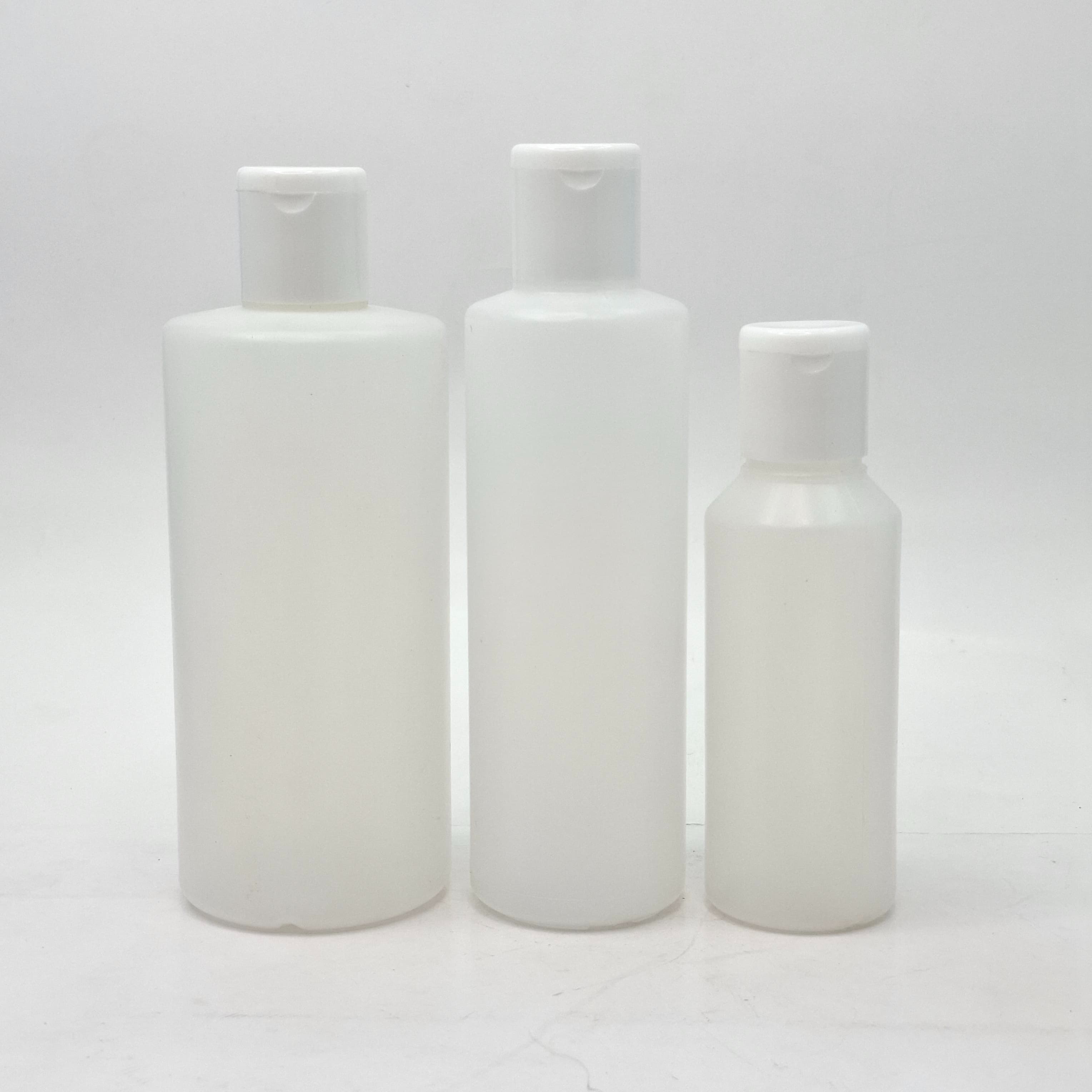 Main image of HDPE Clear Bottle - Flip Top Lid White
