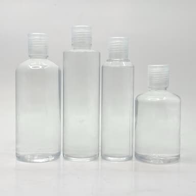 Clear Bottle - Flip Top Lid Clear