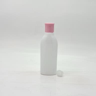100ml Reebon Bottle  White - Oil Lid Pink