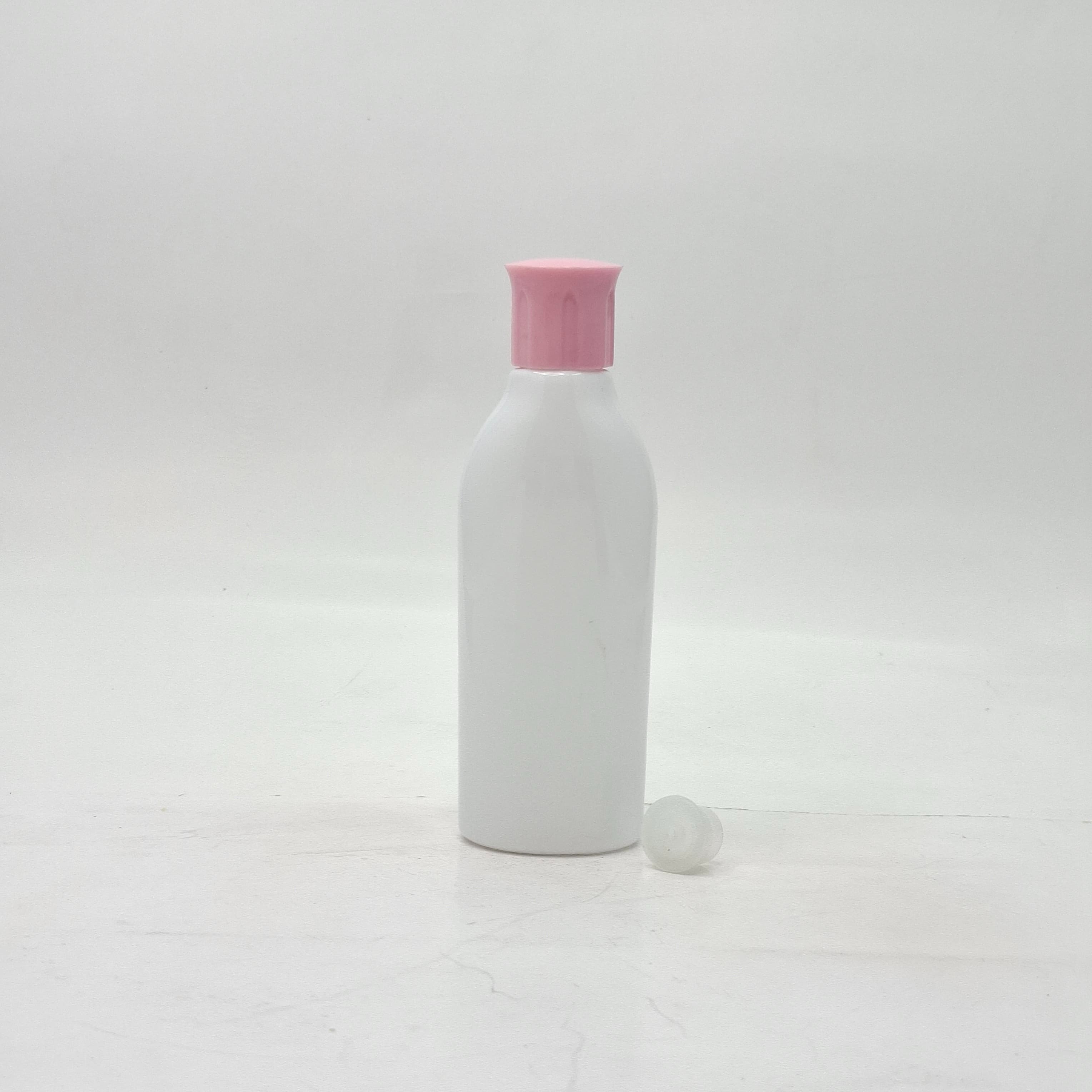 Main image of 100ml Reebon Bottle  White - Oil Lid Pink