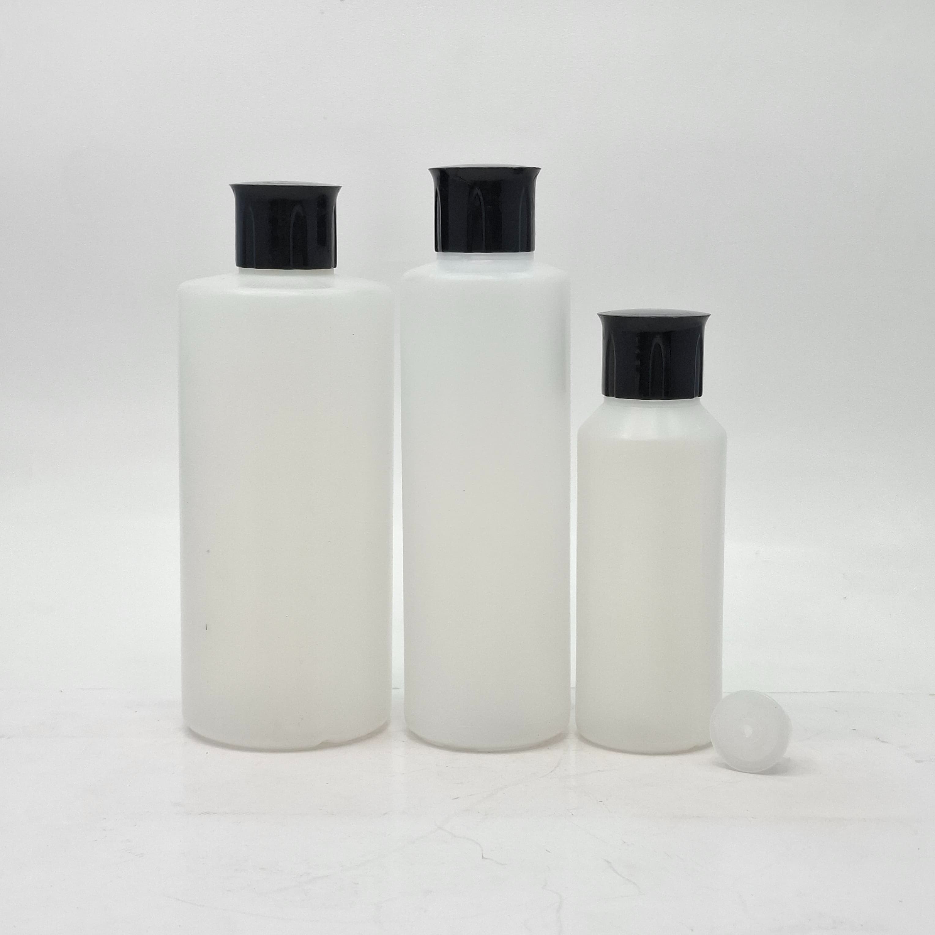 Thumbnail 2 of 100ml HDEP Clear Bottle - Oil Lid Black