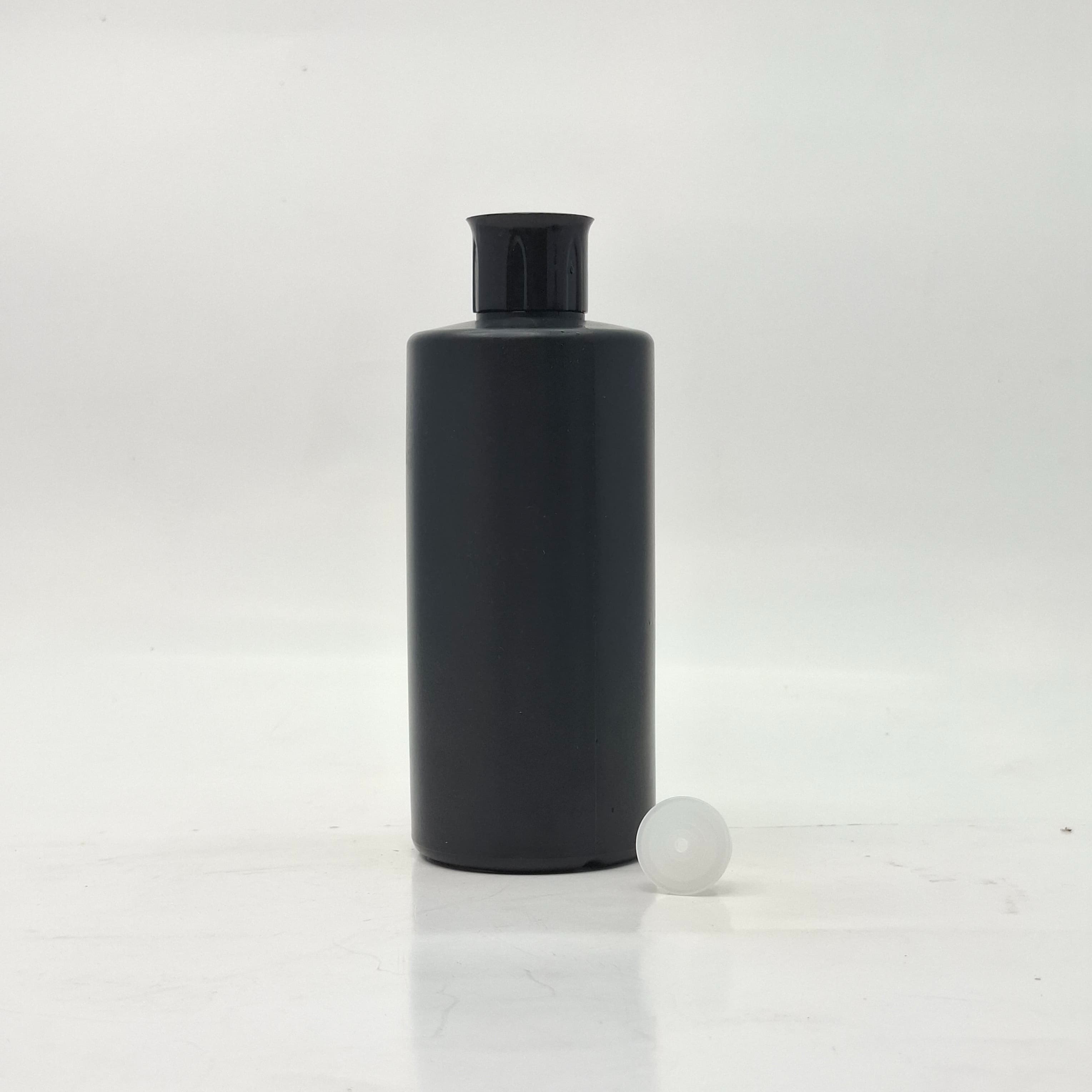 Main image of 300ml HDPE Bottle Black - Oil Lid Black