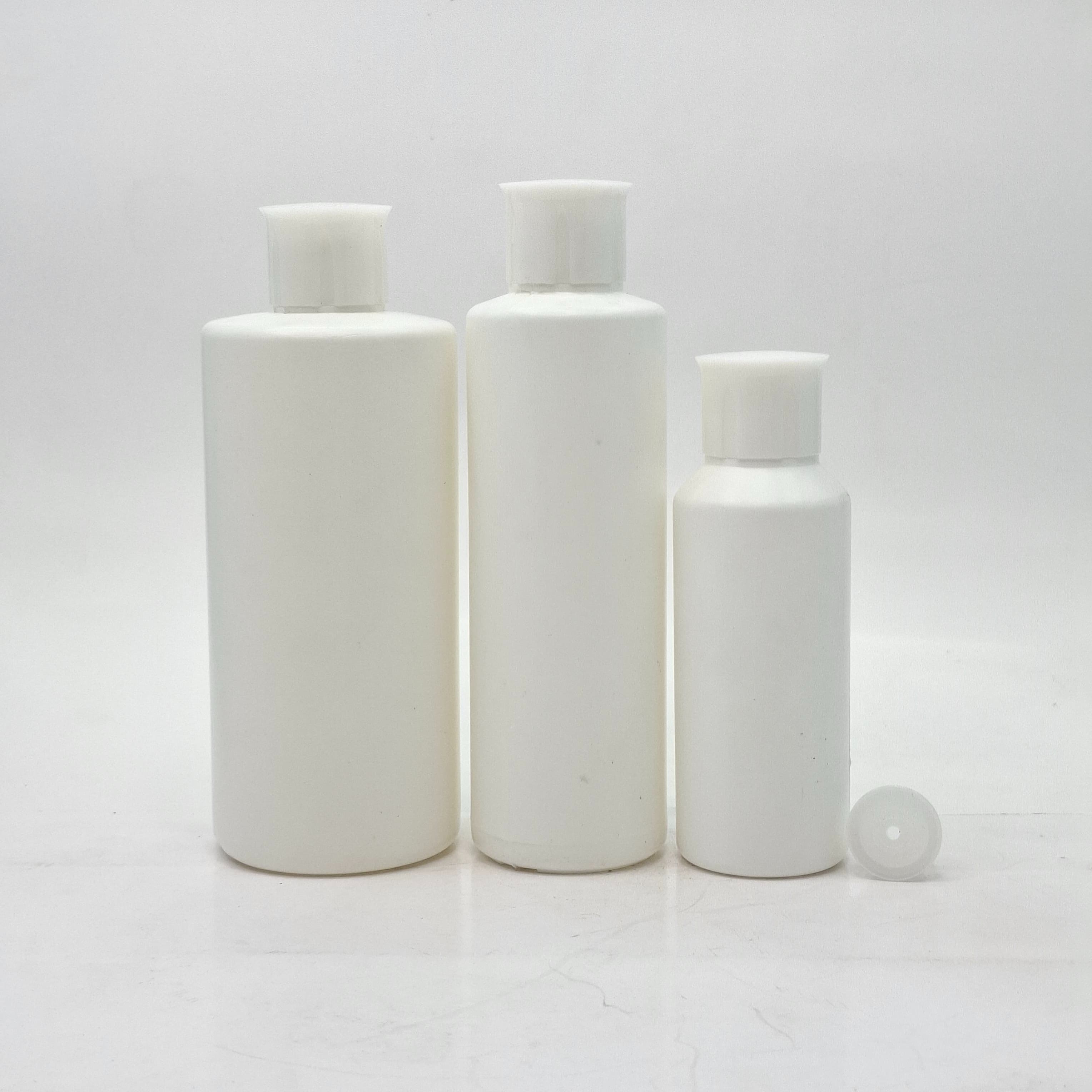 Main image of 100ml-340ml HDPE White Bottle - Oil Lid White