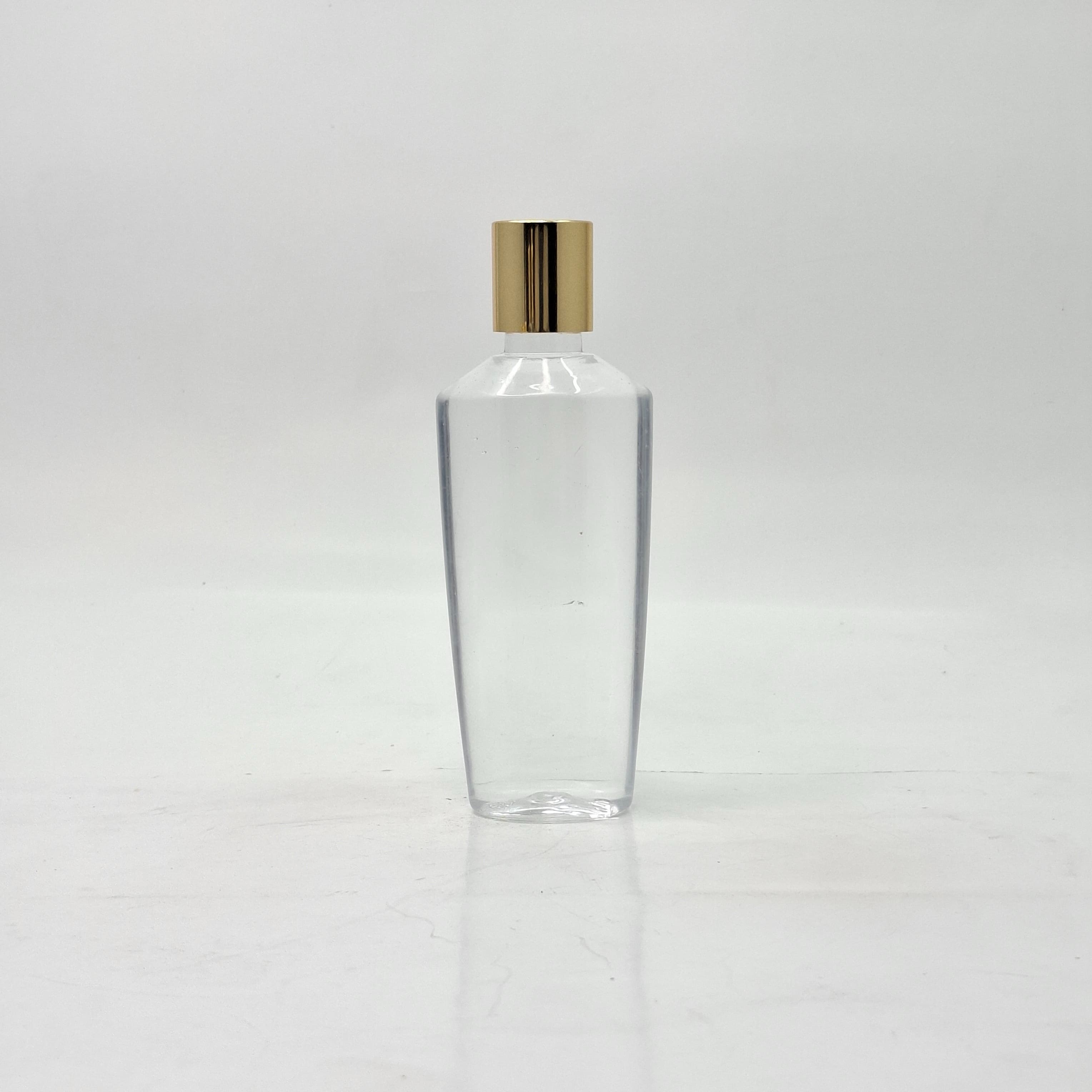 Main image of 100ml Dr Rashel Bottle Clear - Press lid Gold