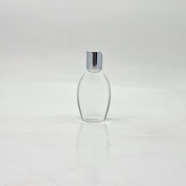 50ml body Lotion Clear  - Press Lid Silver