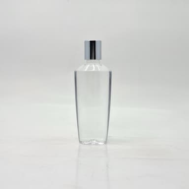 100ml Dr Rashel Bottle Clear - Press lid Silver