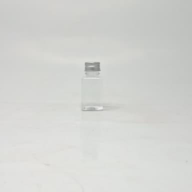 30ml SQ Bottle Clear - Alu Lid Silver