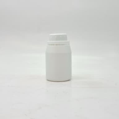 180 ml Capsule Bottle with cap - White