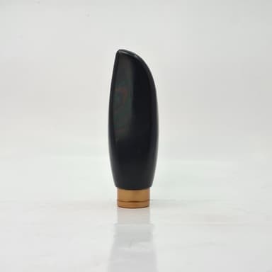 120 ml Black Cream Tube - Flip Top Lid