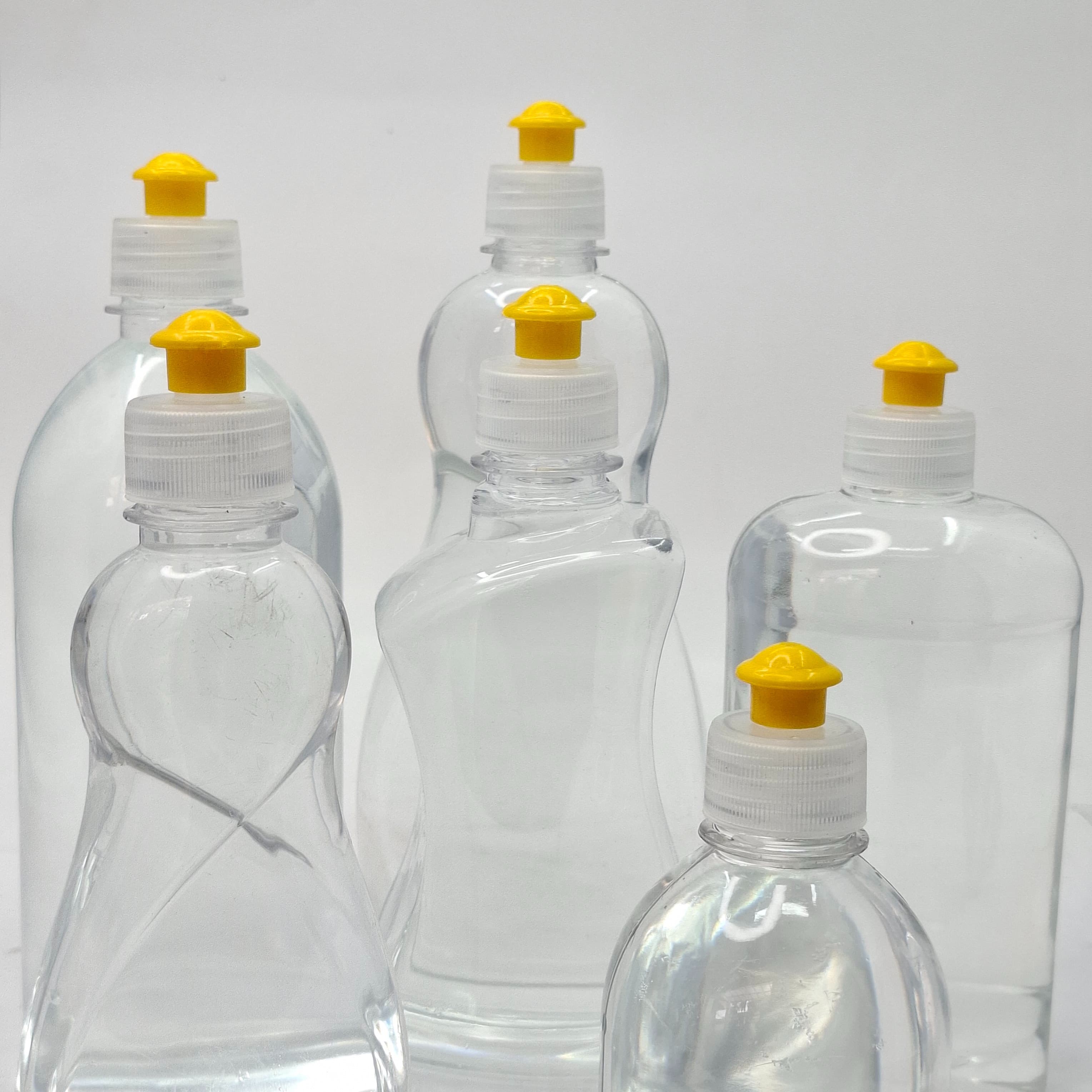 Main image of 250ml-500ml Dish Wash Bottle - Push Pull Lid Yellow