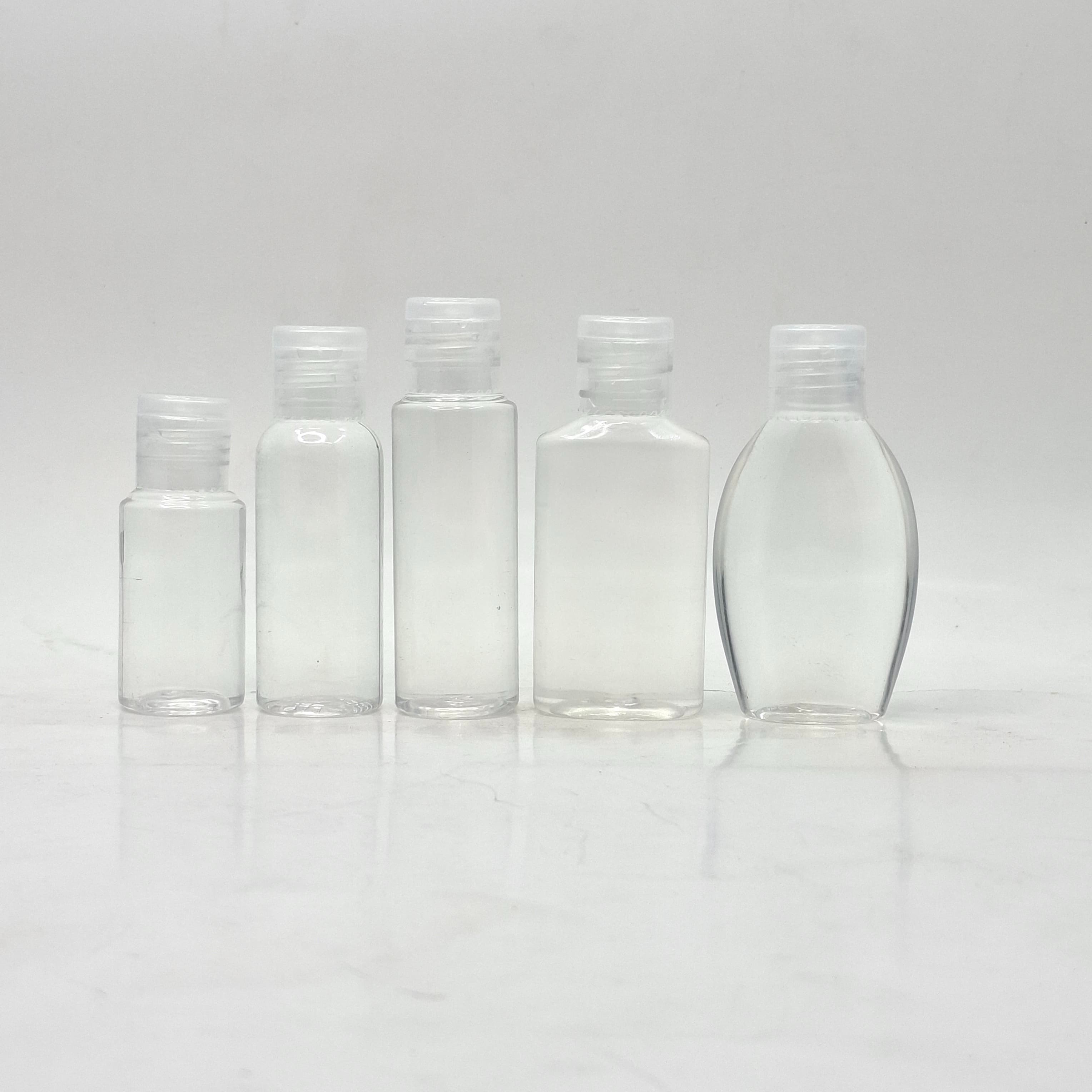 Main image of 30ml-50ml Clear Bottle - Flip Top Lid Clear