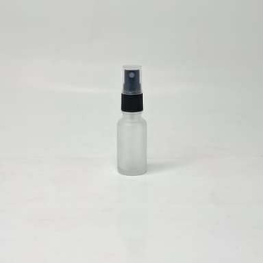 20ml Frosted Bottle - Black Spray