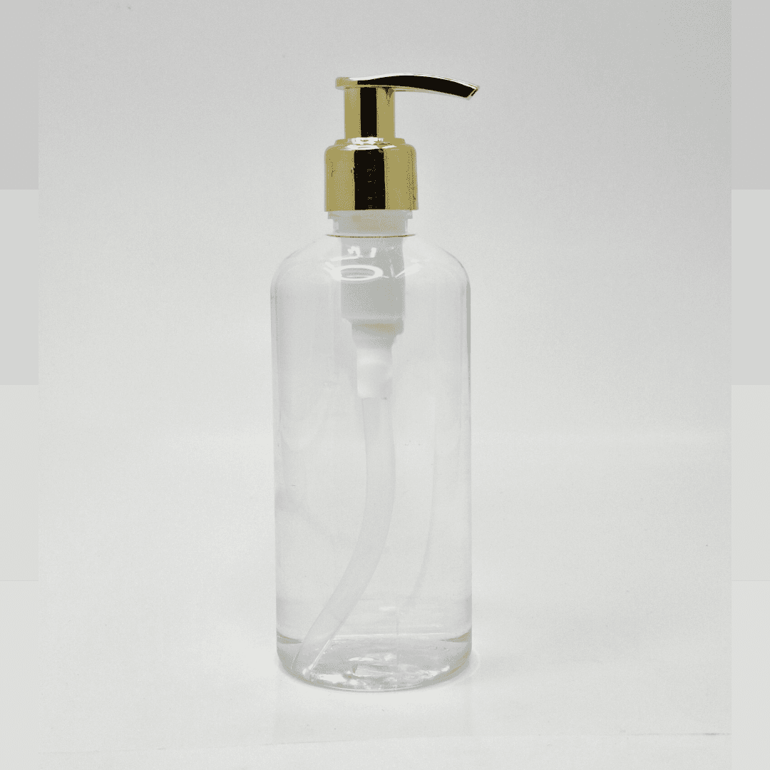 Main image of 300ml Round Bottle - Gold Pump
