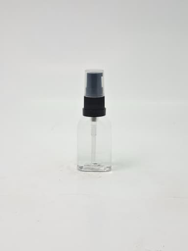 30ml Box Type Bottle - Black Pump 