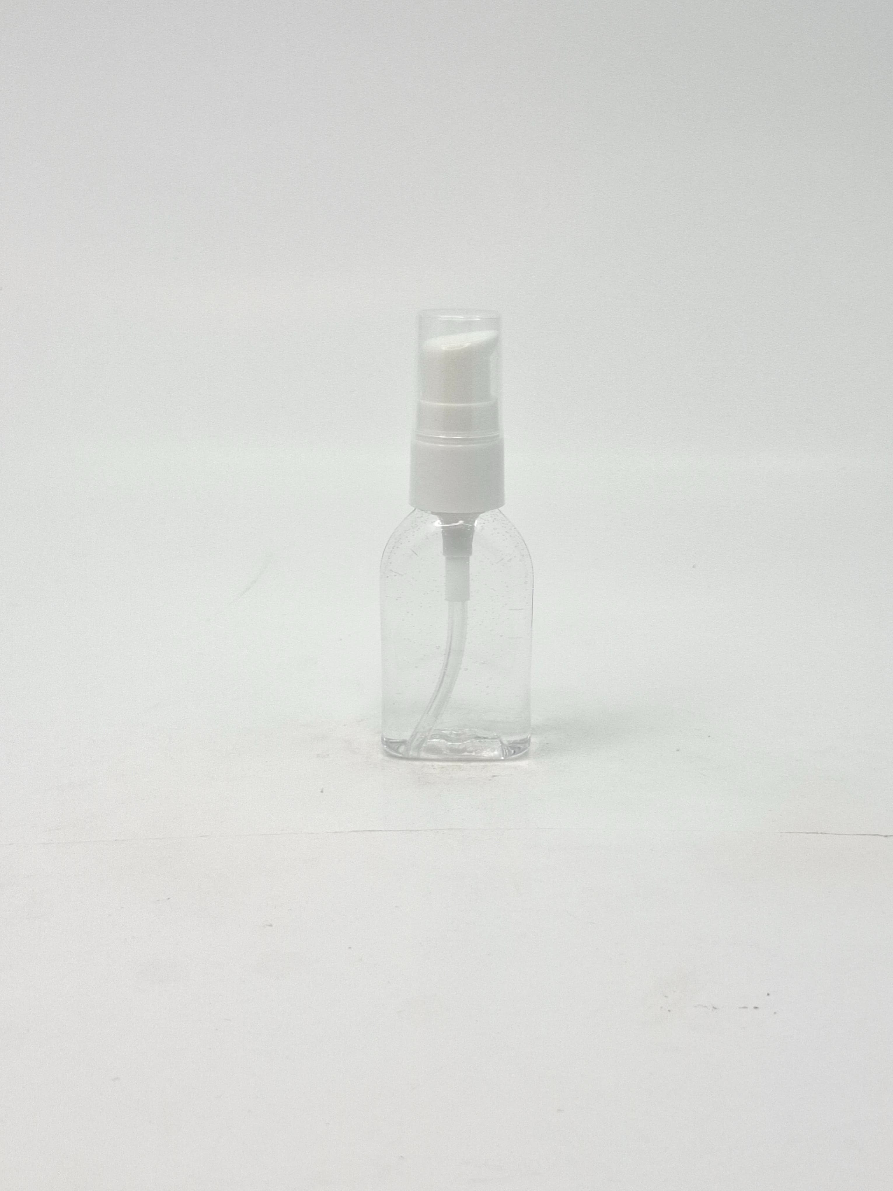 Main image of 30ml Box Type Bottle Clear - White Pump