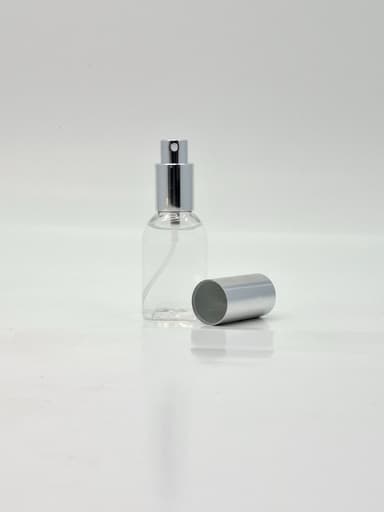 30ml Box Type Bottle White - Shine Silver Spray