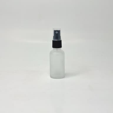 30ml Frosted Glass Bottle - Black Spray