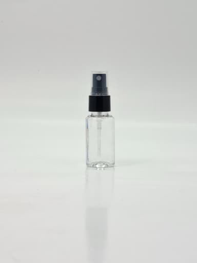 30ml Round Bottle - Black Spray