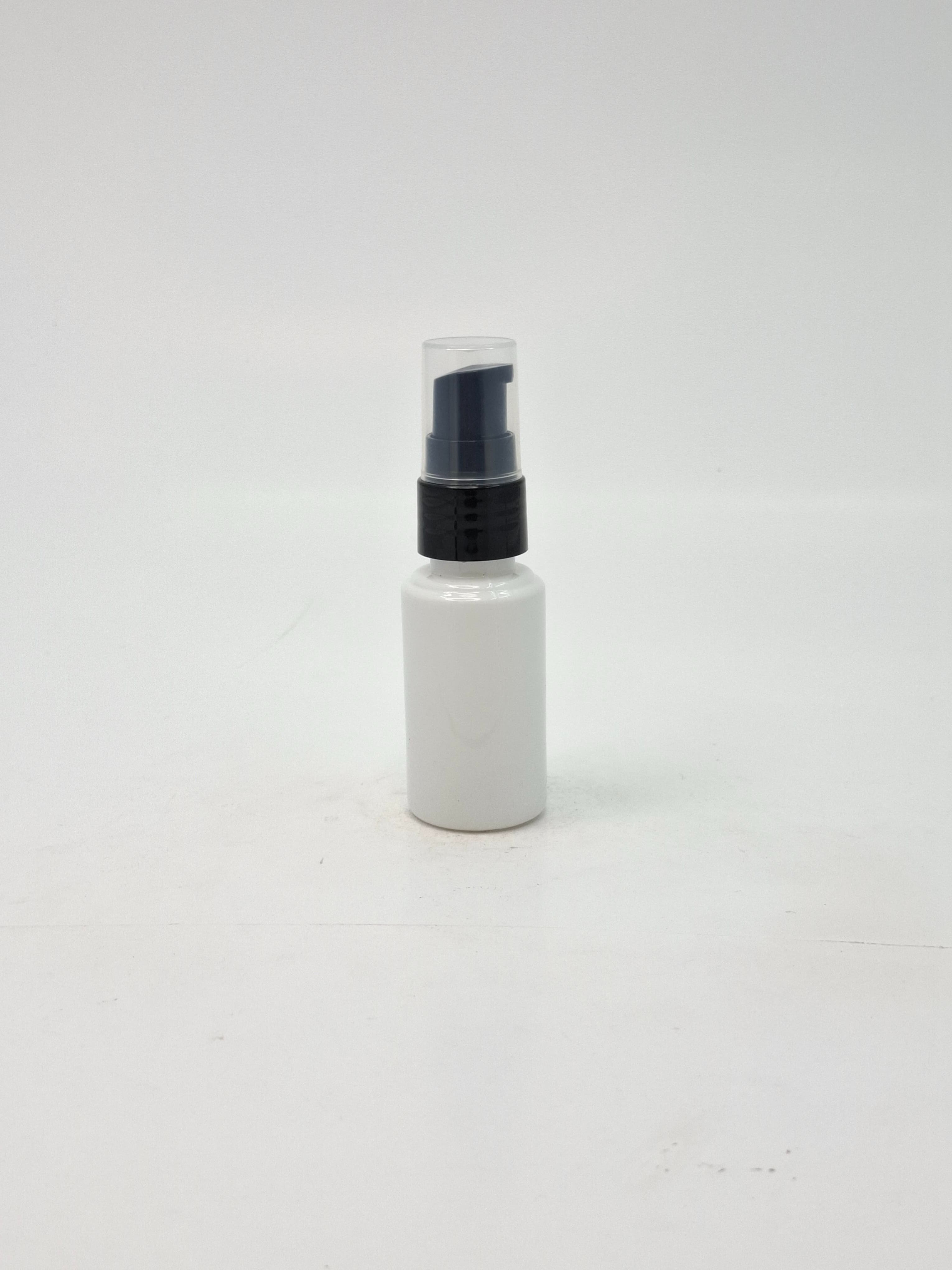 Main image of 30ml Round Bottle White - Black Pump