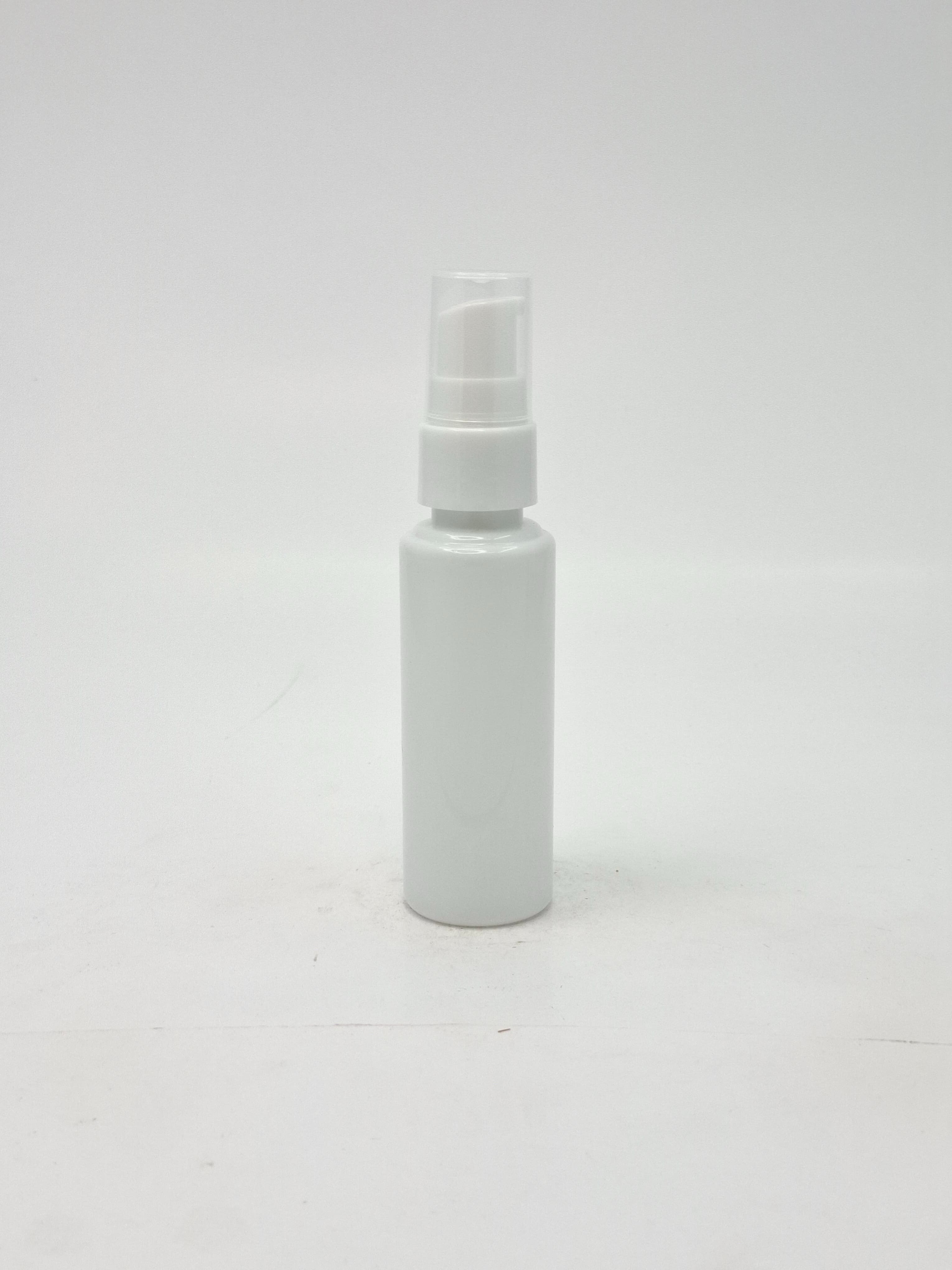 Main image of 50ml Round Bottle White - White Pump