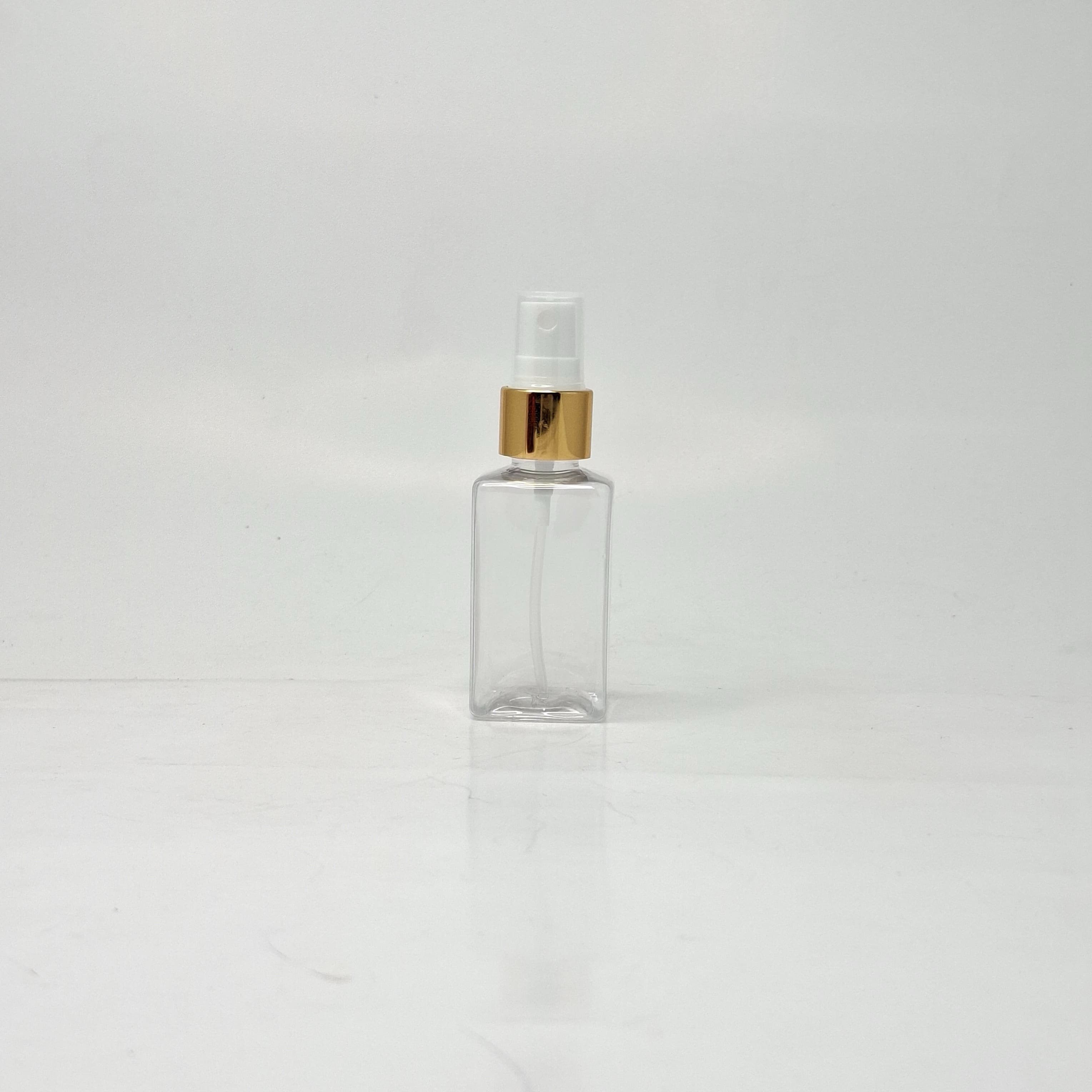 Main image of 50ml SQ Bottle Clear - Gold Spray