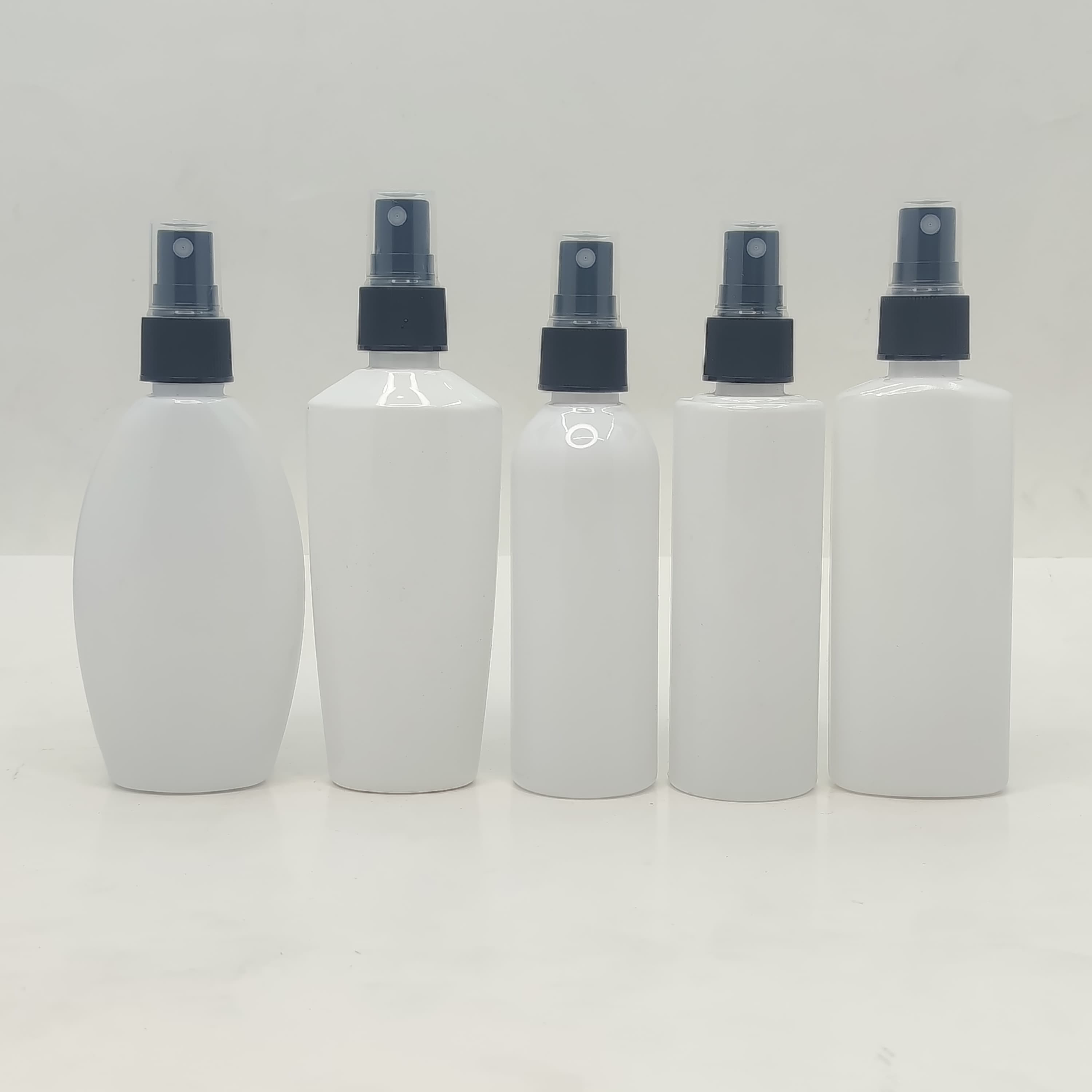 Main image of 100ml Milk White Bottle - Black Spray