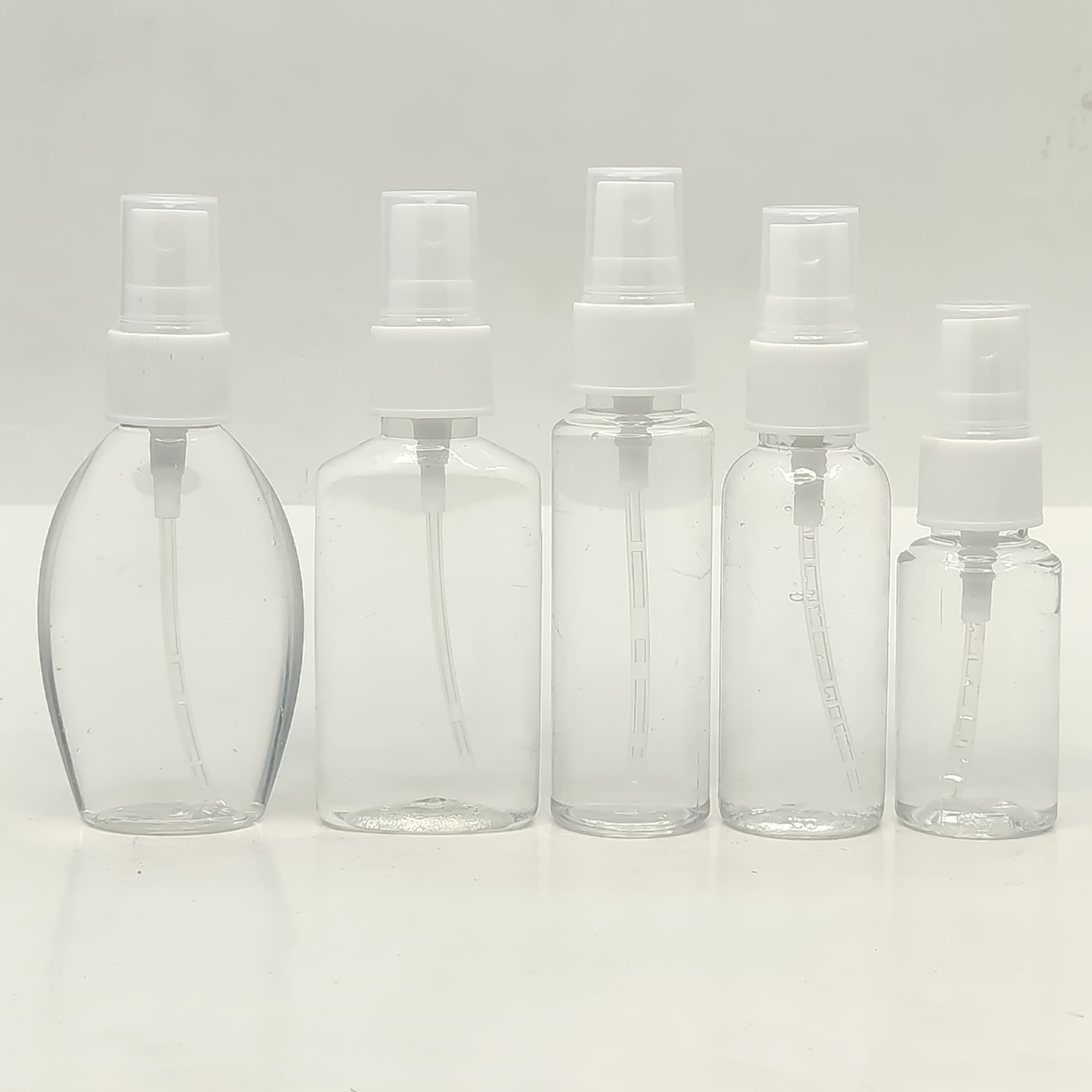 Main image of 30ml-50ml Clear Bottle-White Sprayer