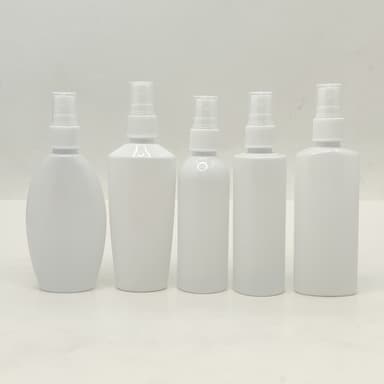 100ml Milk White Bottle -  White Spray